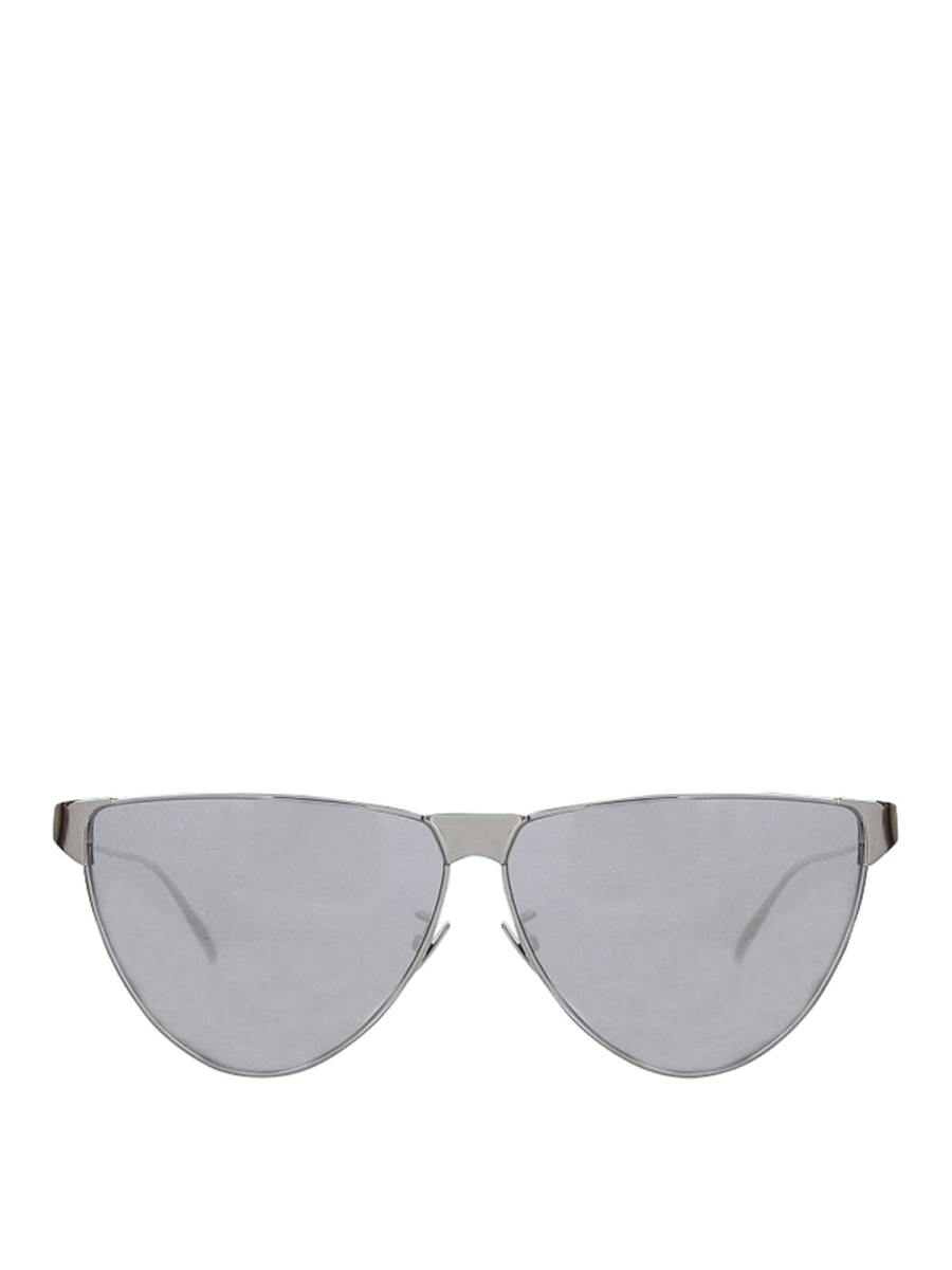 Bottega Veneta Lunettes De Soleil - Argent
