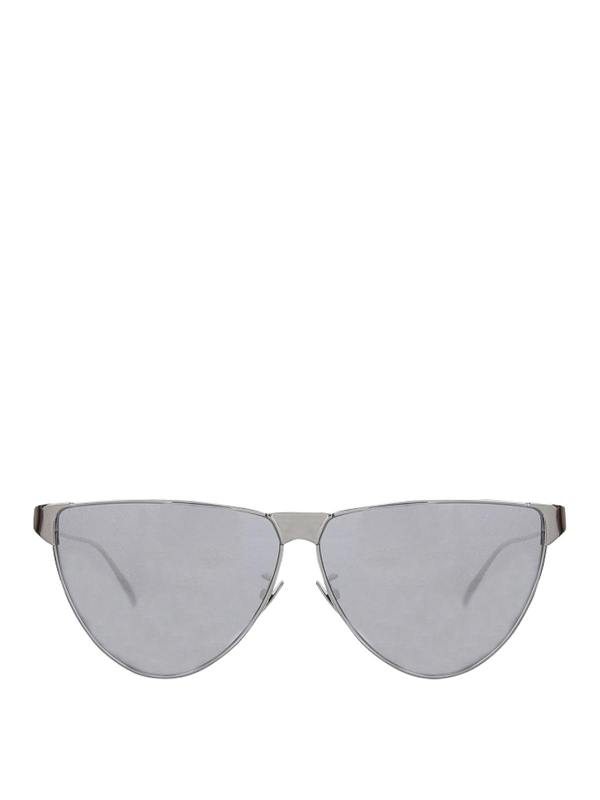 Bottega Veneta Lunettes De Soleil - Argent