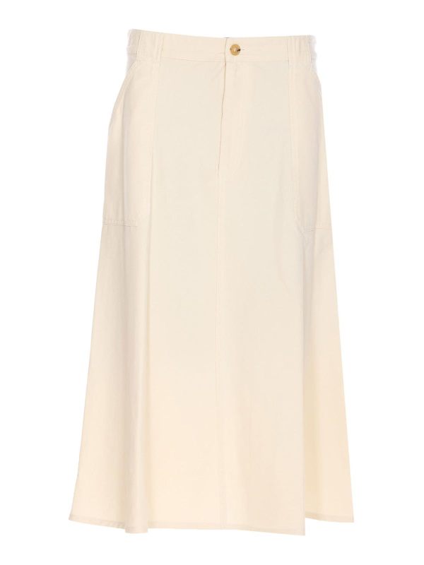 A. P.C. Jupe Midi - Blanc