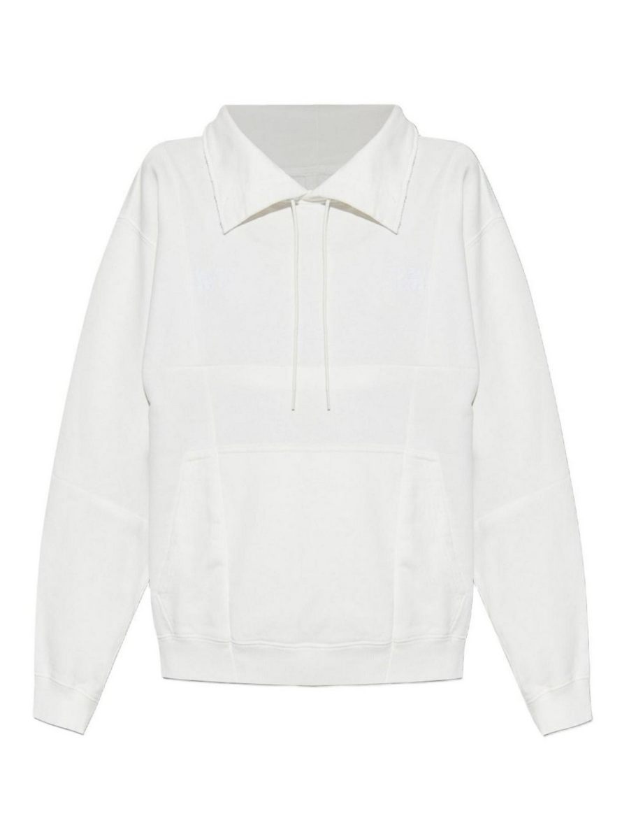 MM6 Maison Margiela Pull Col Bateau - Noir