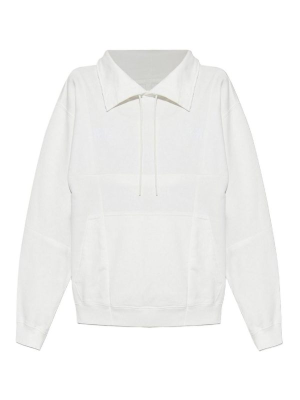 MM6 Maison Margiela Pull Col Bateau - Noir