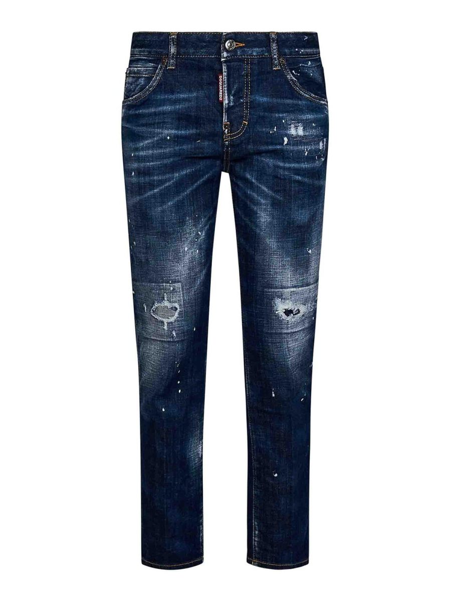 Dsquared2 Jean Bootcut - Bleu