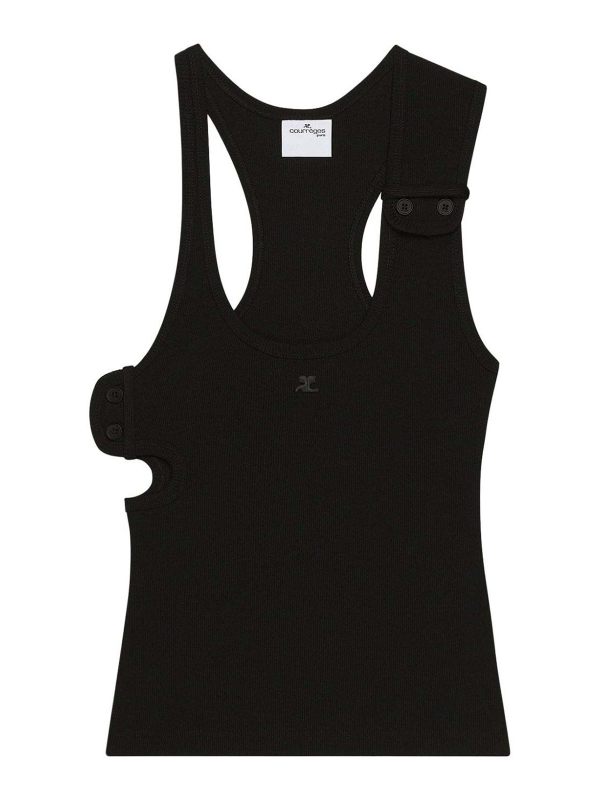 Courreges T-Shirt - Noir