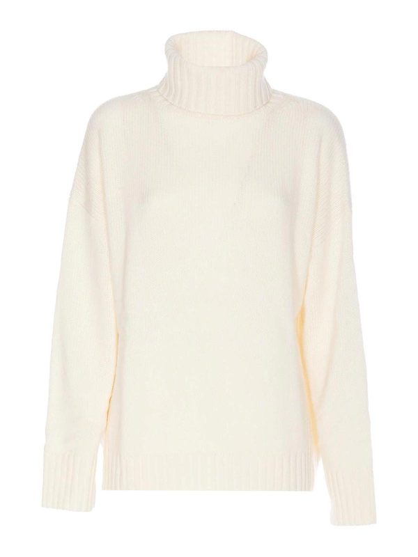 Allude Pull Col Rond - Blanc