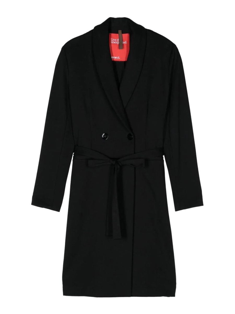 Merci Manteau Court - Noir