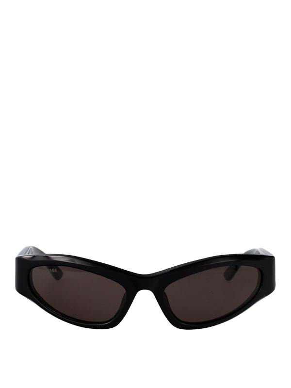 Balenciaga Lunettes De Soleil - Noir