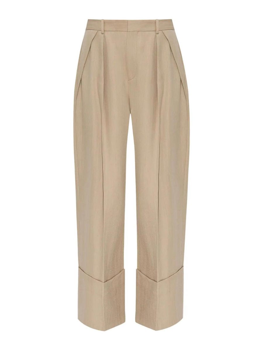 Victoria Beckham Pantalons Décontractés - Beige