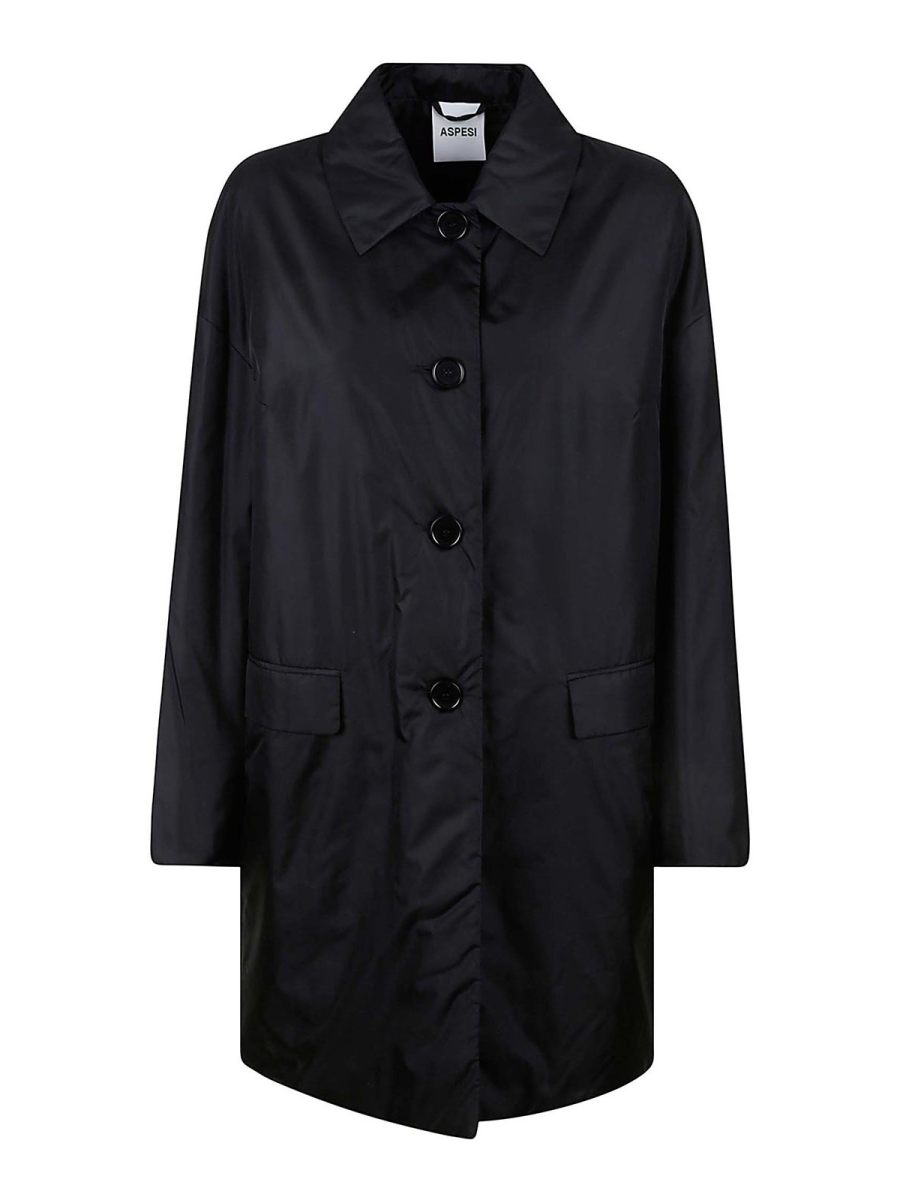 Aspesi Manteau Court - Noir