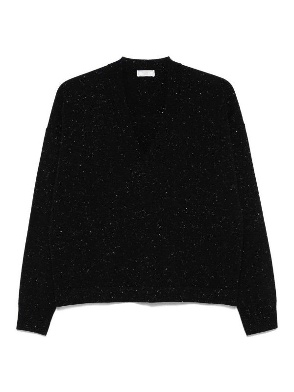 Peserico Pull Col Bateau - Noir