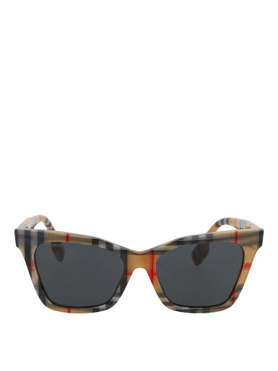 Burberry Lunettes De Soleil - Marron