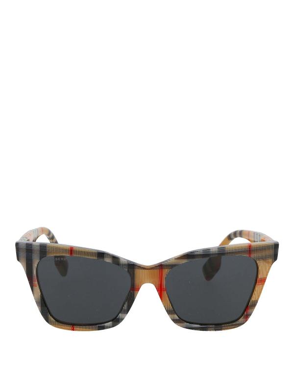 Burberry Lunettes De Soleil - Marron