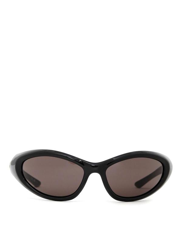 Balenciaga Lunettes De Soleil - Noir