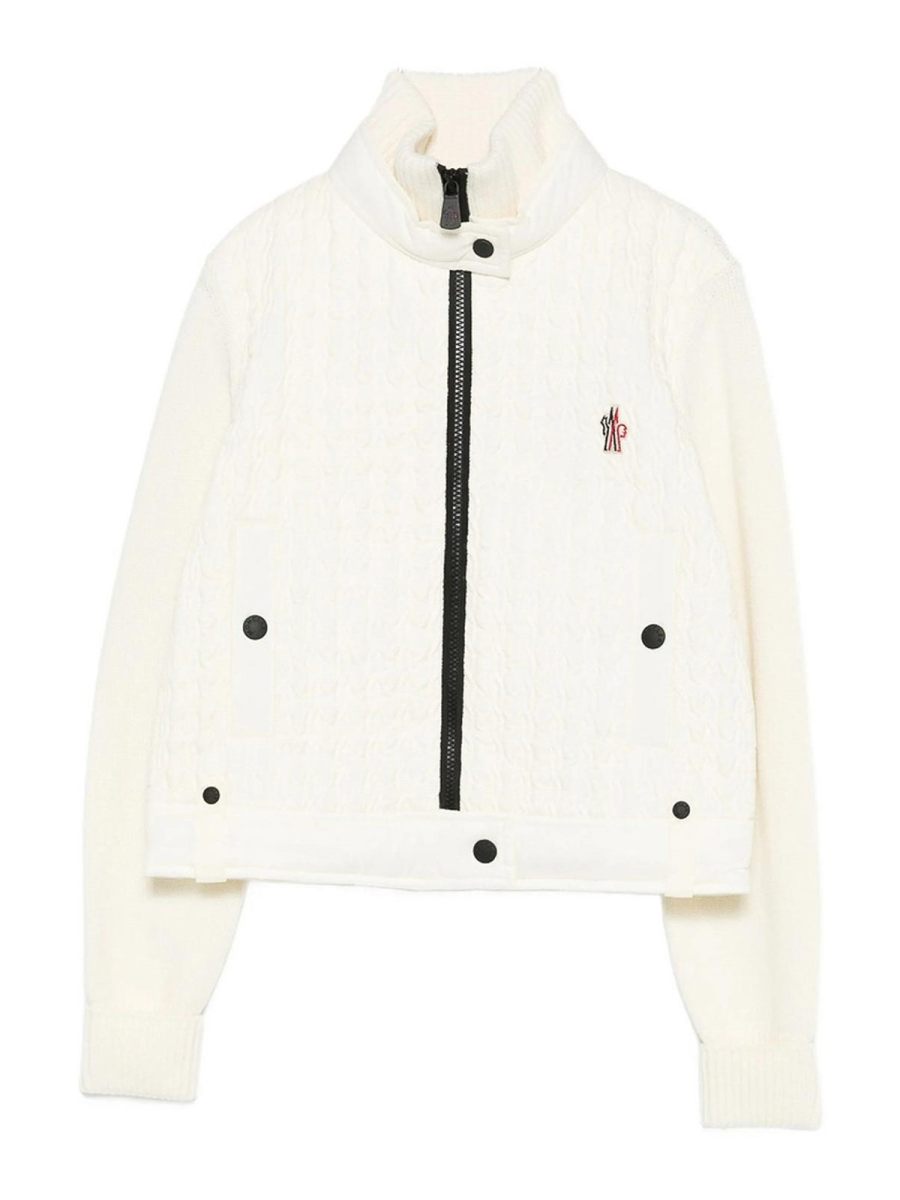 Moncler Grenoble Manteau Court - Blanc