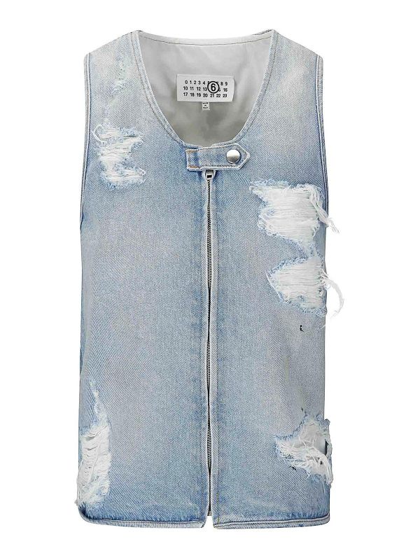 MM6 Maison Margiela Gilet - Délavé