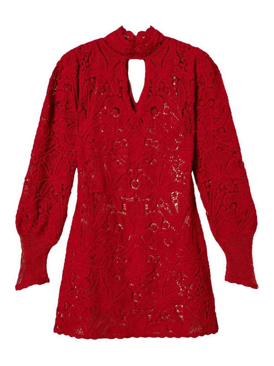 Twinset Pull Col Rond - Rouge