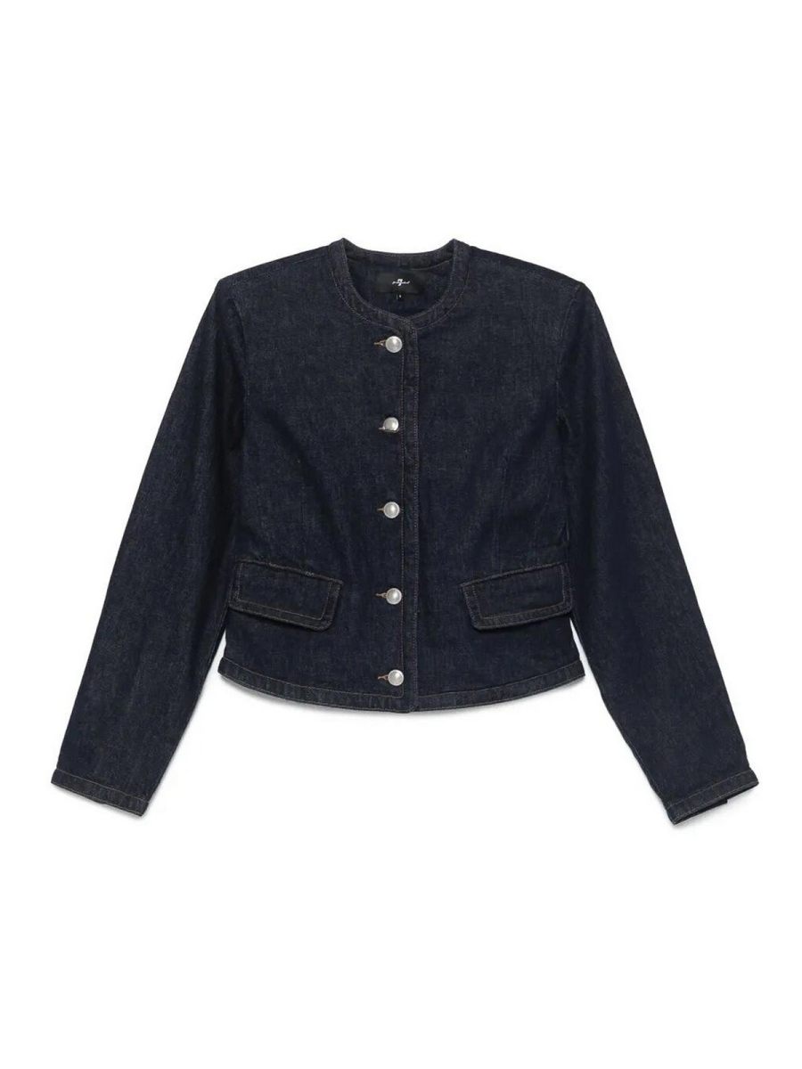 7 For All Mankind Veste Casual - Bleu