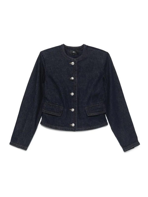 7 For All Mankind Veste Casual - Bleu