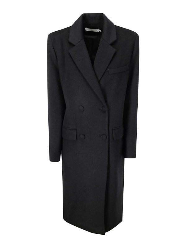 Iro Manteau Court - Noir