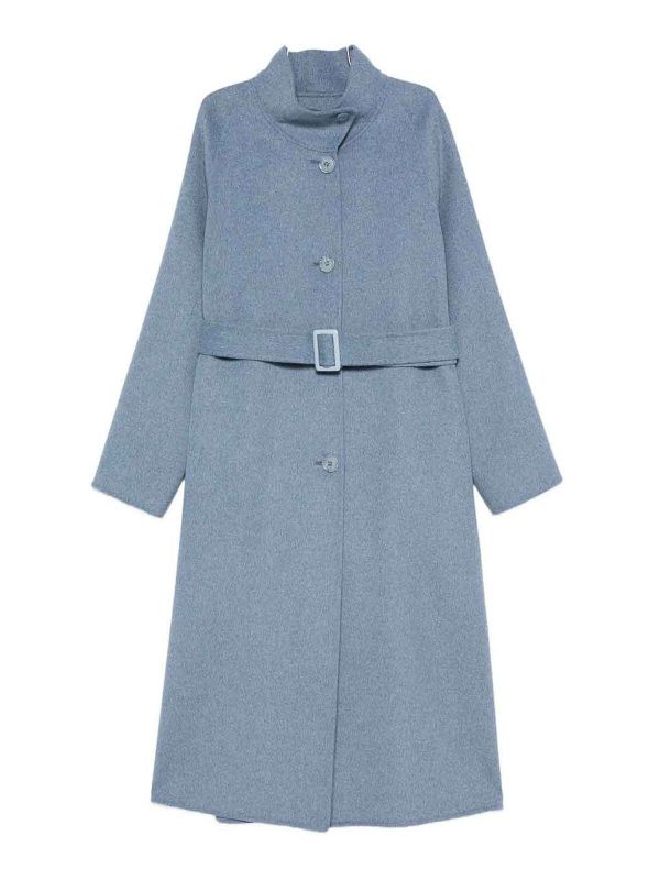 Emporio Armani Manteau Court - Bleu
