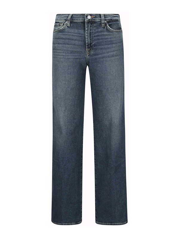 7 For All Mankind Jean Bootcut - Foncé Délavé