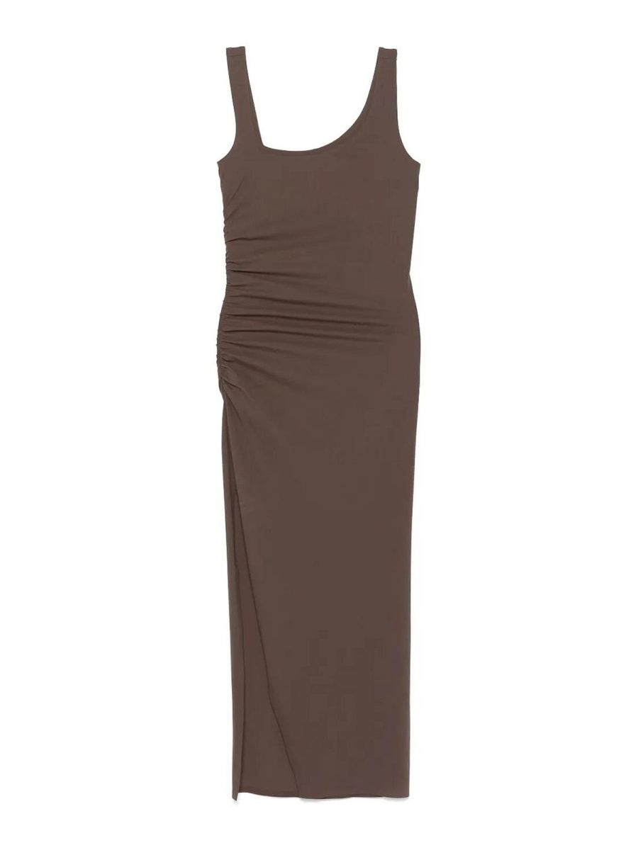 Patrizia Pepe Robe Au Genou - Marron