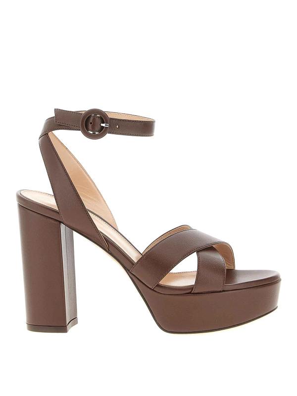 Gianvito Rossi Sandales - Marron