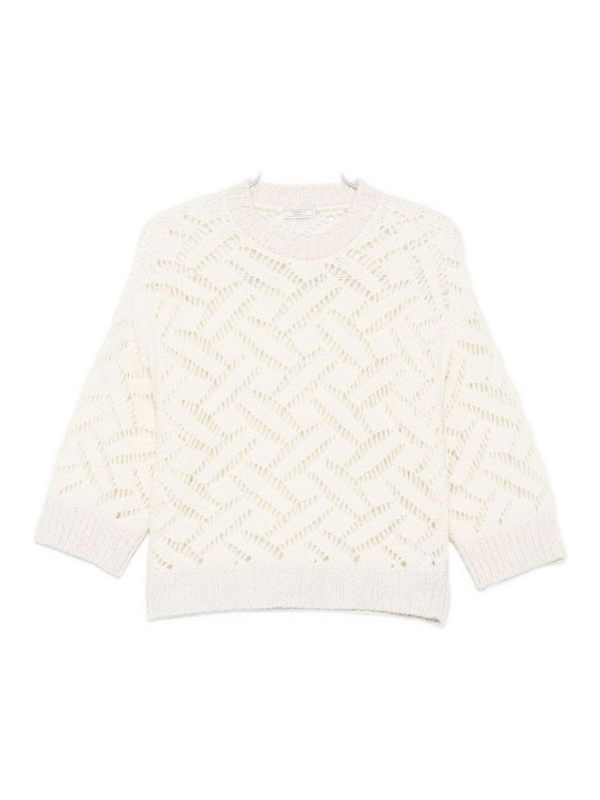 Peserico Pull Col Rond - Blanc