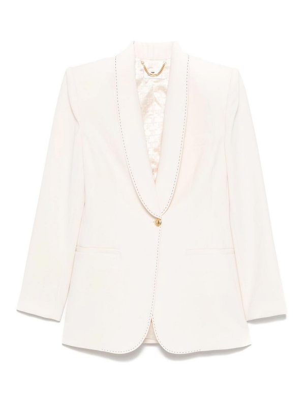 Elisabetta Franchi Blazer - Crème