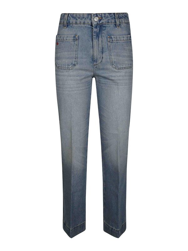 Victoria Beckham Jean Bootcut - Bleu