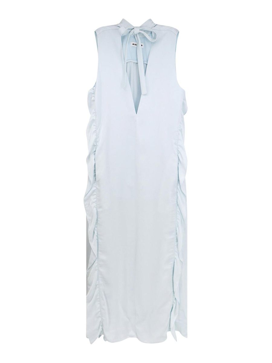 Jil Sander Maxi Robe - Bleu