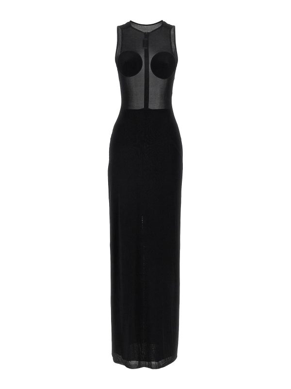 Jean Paul Gaultier Robe Au Genou - Noir