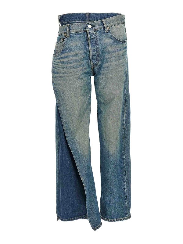 Junya Watanabe Jean Bootcut - Bleu