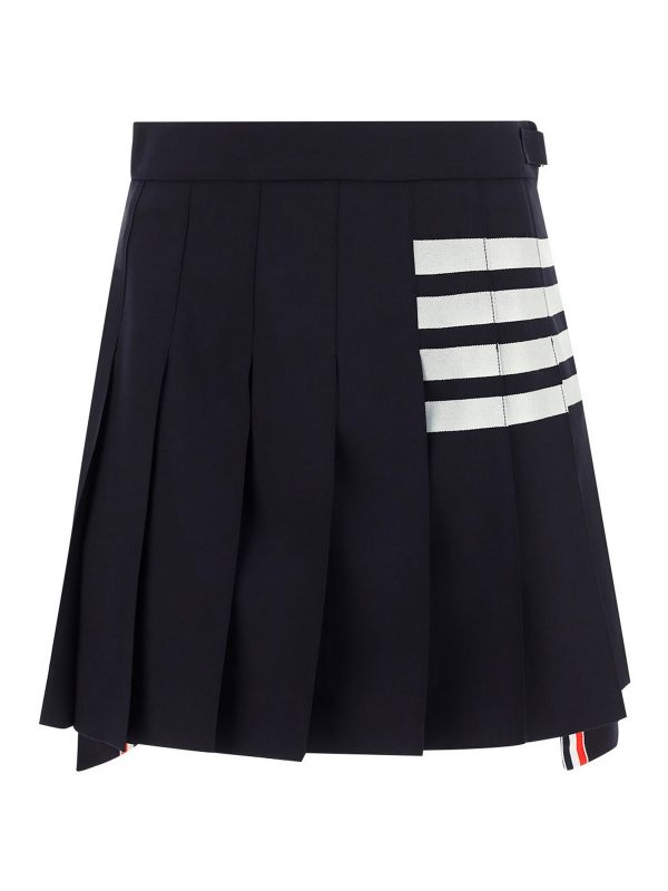 Thom Browne Mini Jupe - Bleu Foncé