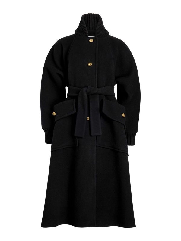 Patou Manteau Court - Noir