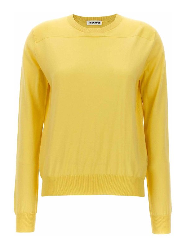 Jil Sander Pull Col Rond - Jaune
