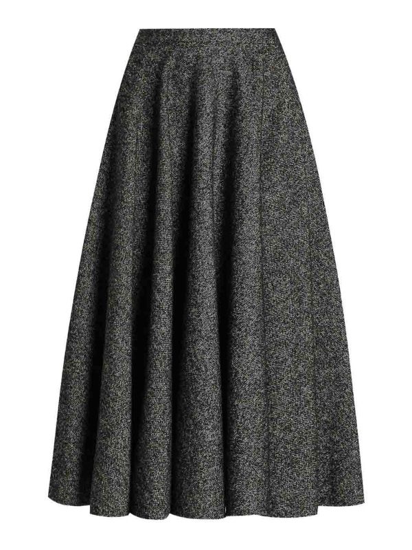 Dolce & Gabbana Jupe Midi - Gris