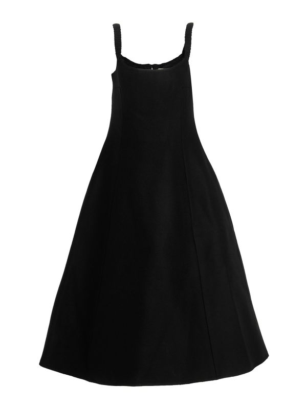 Khaite Robe Au Genou - Noir