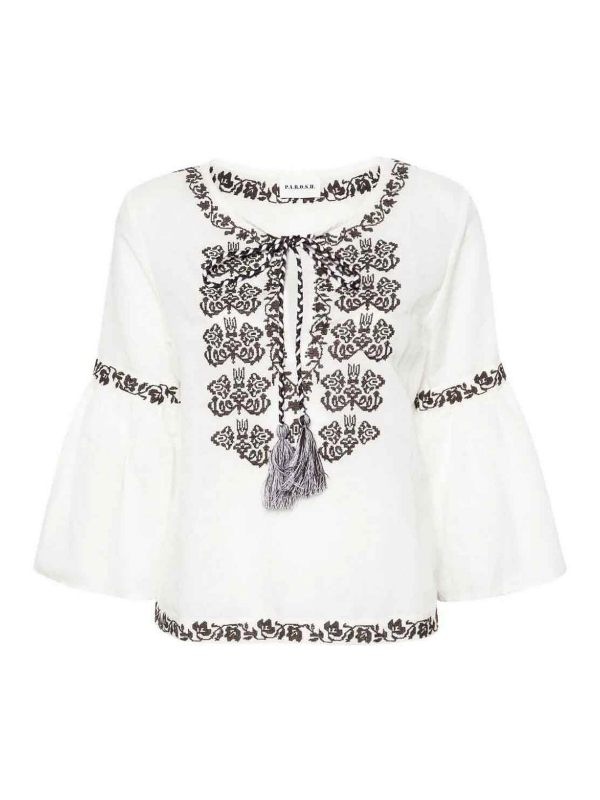 P. A.R. O.S. H. Maxi Robe - Blanc