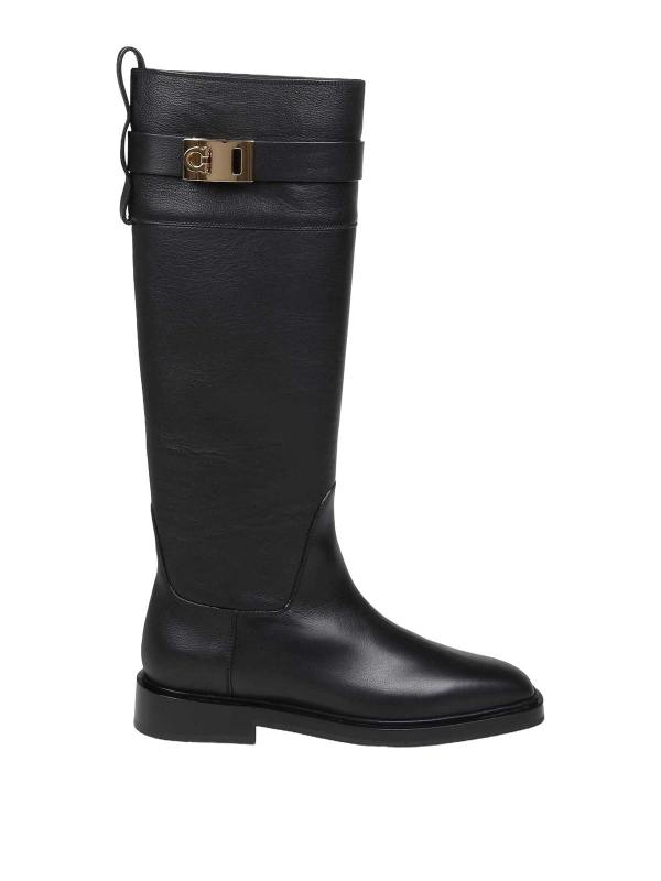 Ferragamo Bottes - Noir