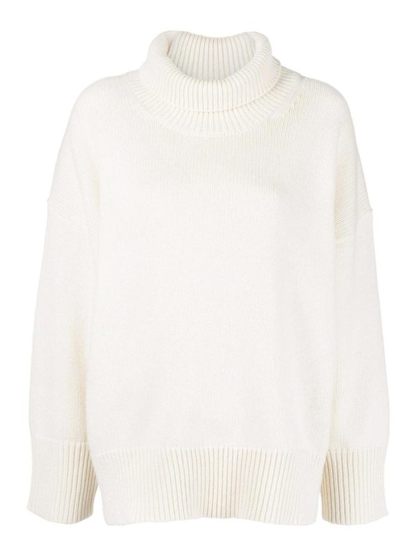 Chloe' Pull Col Rond - Blanc