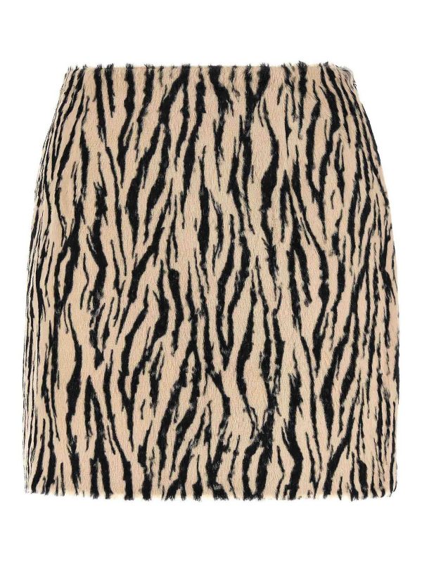 Rotate Birger Christensen Jupe Midi - Blanc