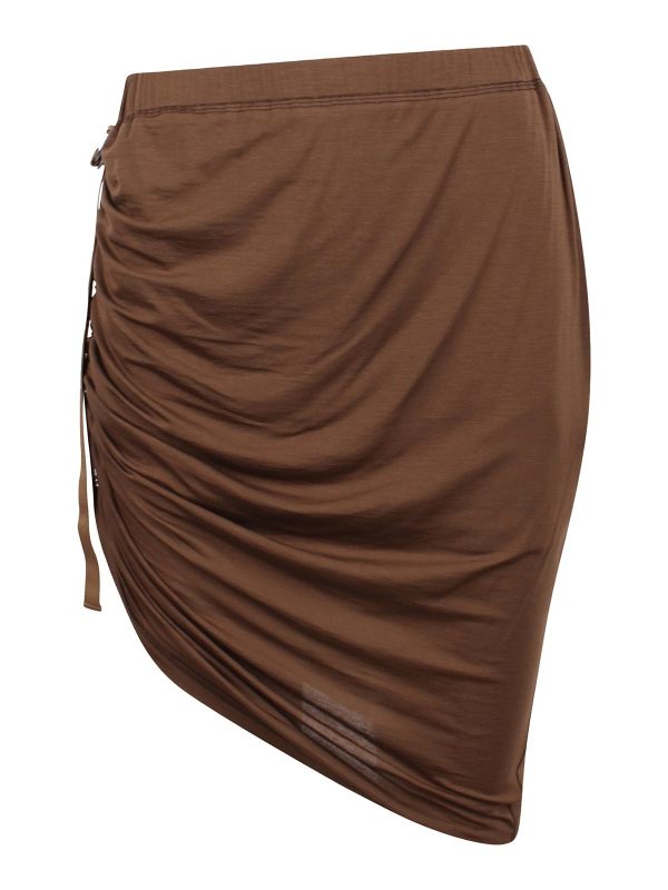 Helmut Lang Jupe Midi - Marron