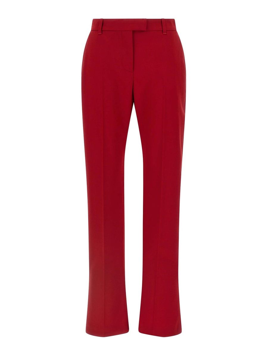 Alexander Mcqueen Pantalons Décontractés - Rouge