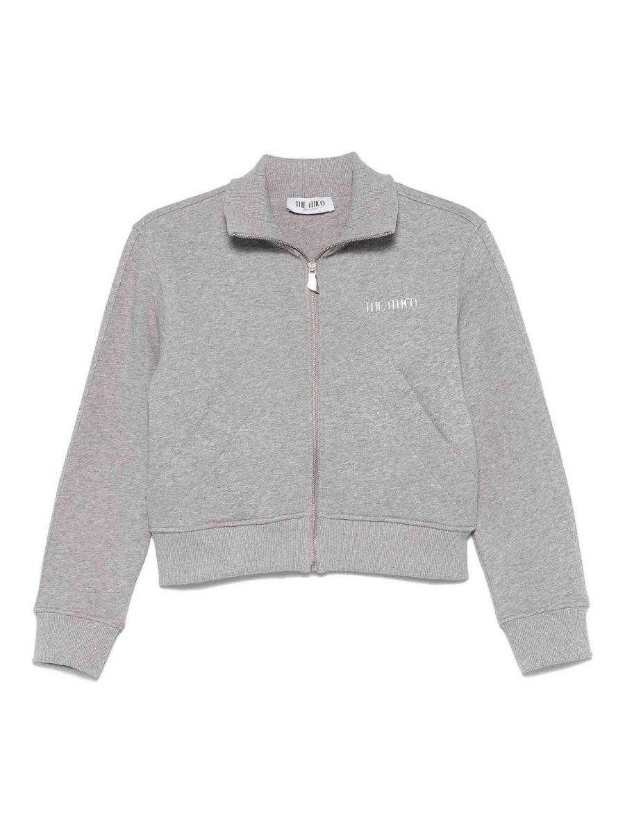 The Attico Pull Col Bateau - Gris