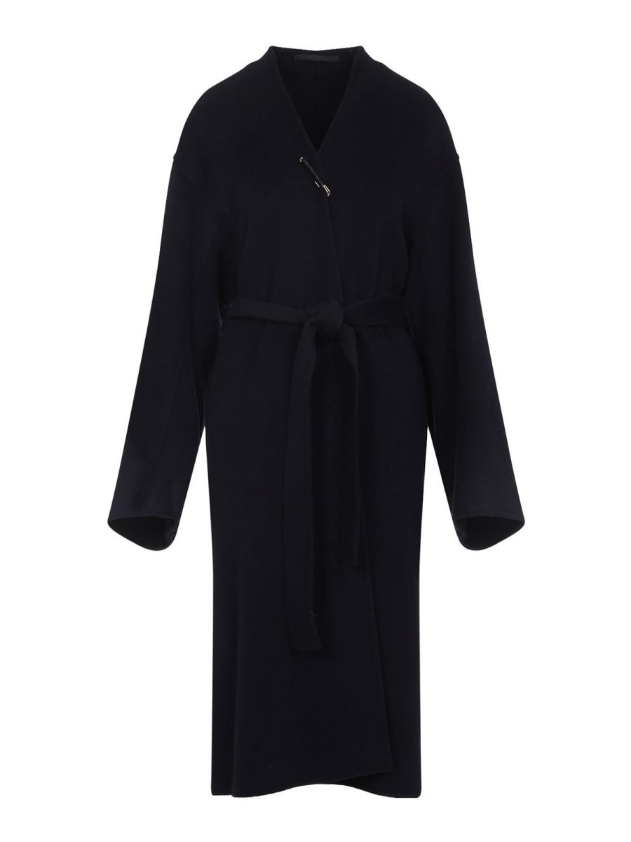 Carven Manteau Court - Bleu