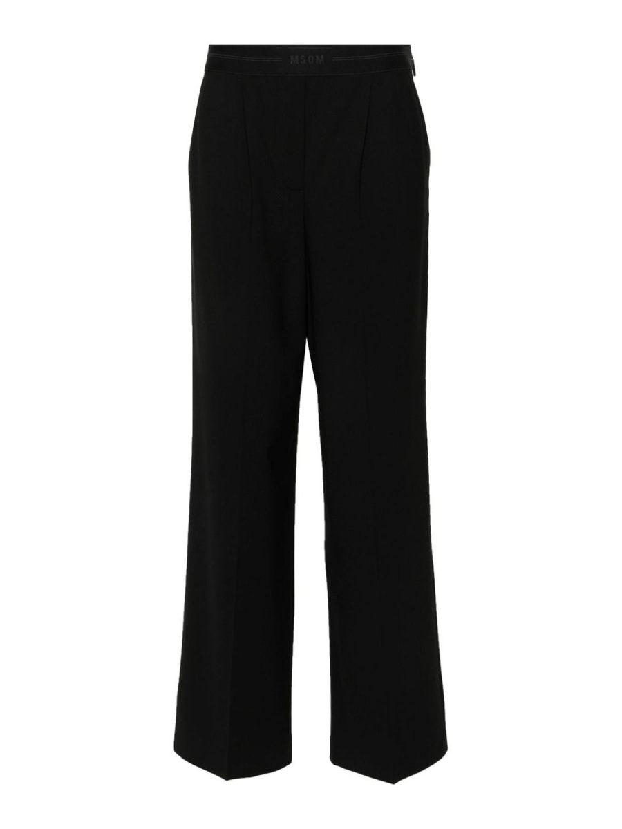 M. S.G. M. Pantalons Décontractés - Noir