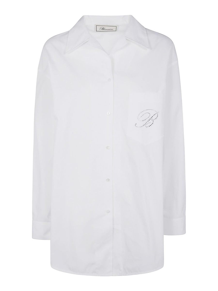 Blumarine Chemise - Blanc
