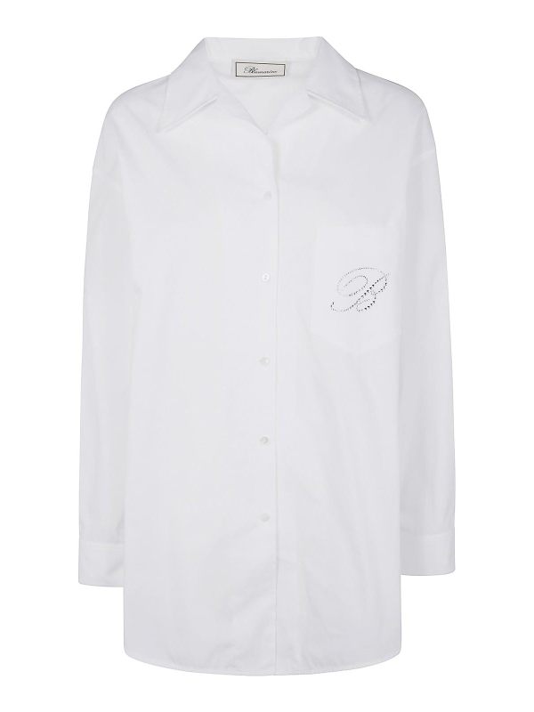 Blumarine Chemise - Blanc