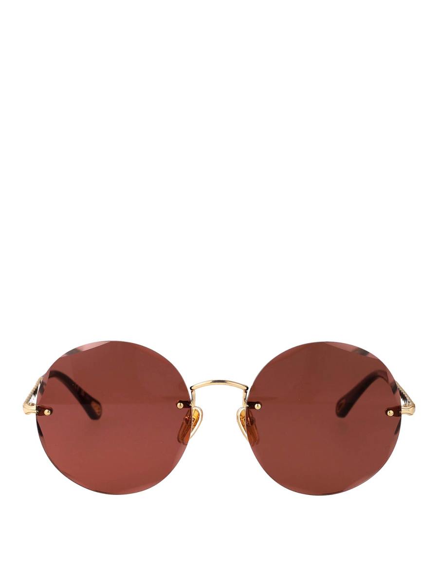 Chloe' Lunettes De Soleil - Or