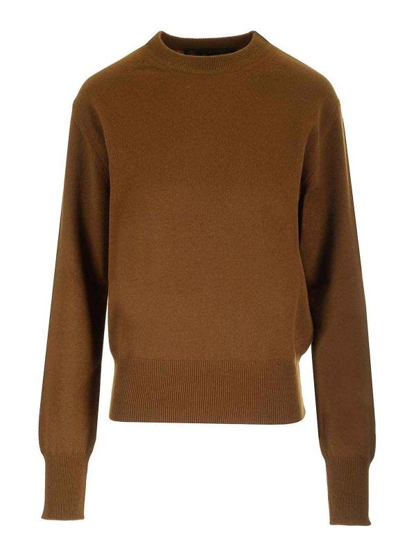 A. P.C. Pull Col Rond - Marron